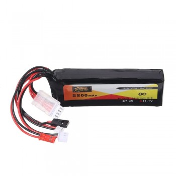 11.1V 2200mAh 8C T Plug Rechargeable Li-Po Battery for RC Mini BB Air Toys